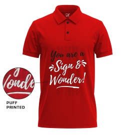 Red Collar T Shirt