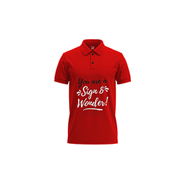 Red Collar T Shirt