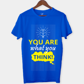 Blue Round Neck T Shirt