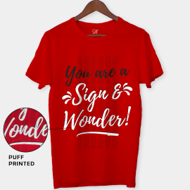 Red Round Neck T Shirt