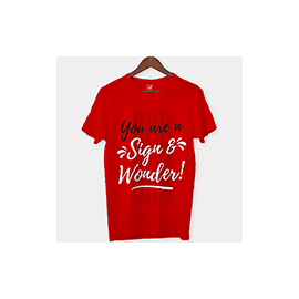 Red Round Neck T Shirt