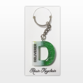 Letter D Key chain