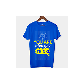 Blue Round Neck T Shirt